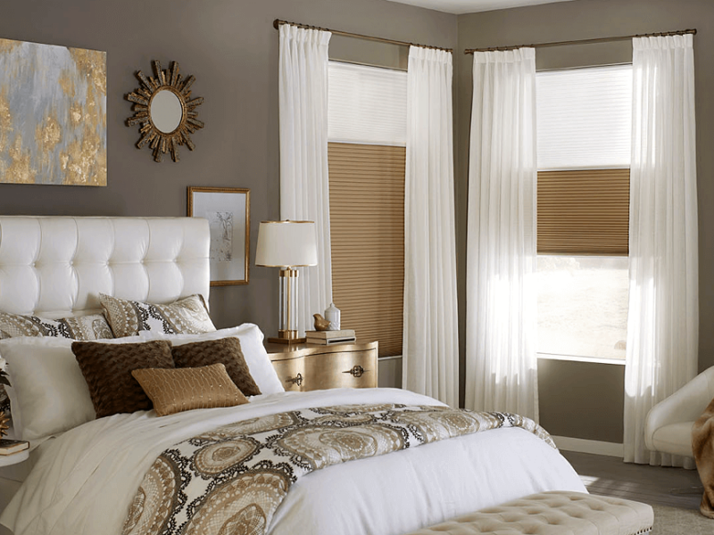 Summerfield Honeycomb Shades and Select Metal Drapery Hardware