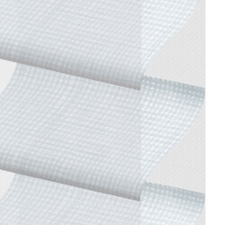 Basketweave 3" Light Filtering August Sky